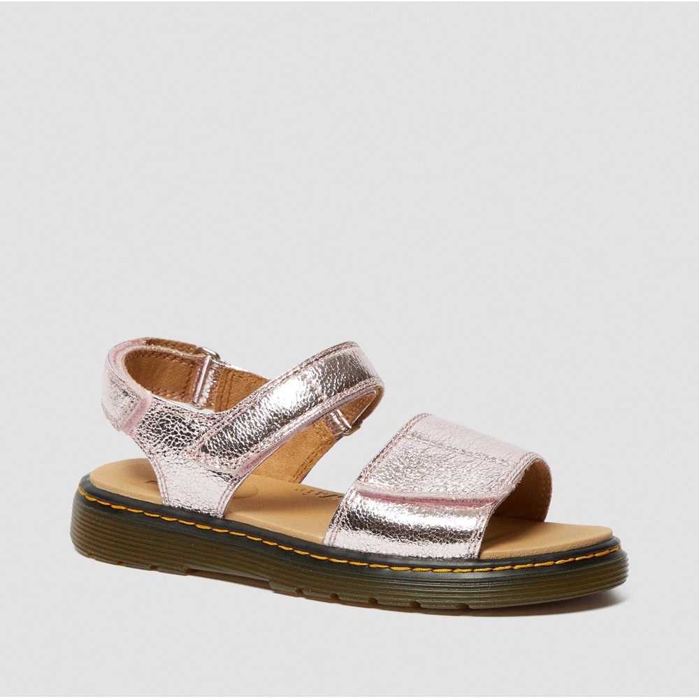 Dr. Martens Kids Pink Sandals